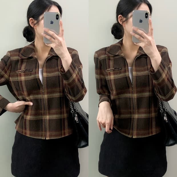 펜들턴 울 체크 자켓