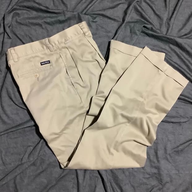 Classic Fit Beige Chino Pants