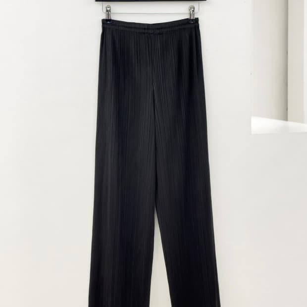 플리츠 플리즈 팬츠