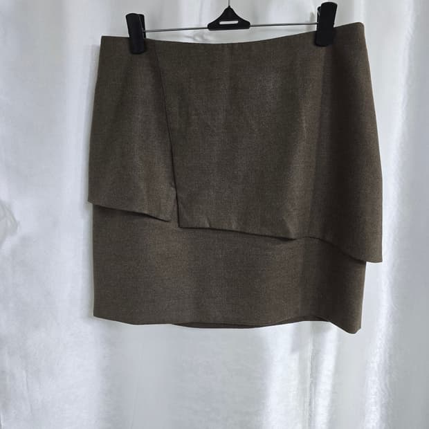 SJSJ 레이어드 미니 스커트 (1846)