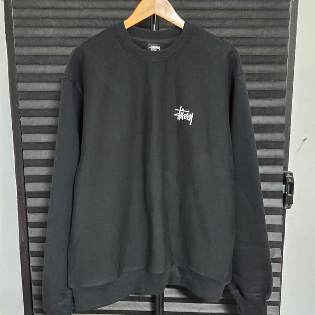 [스투시] 베이직 스투시 크루넥 맨투맨 | 00076