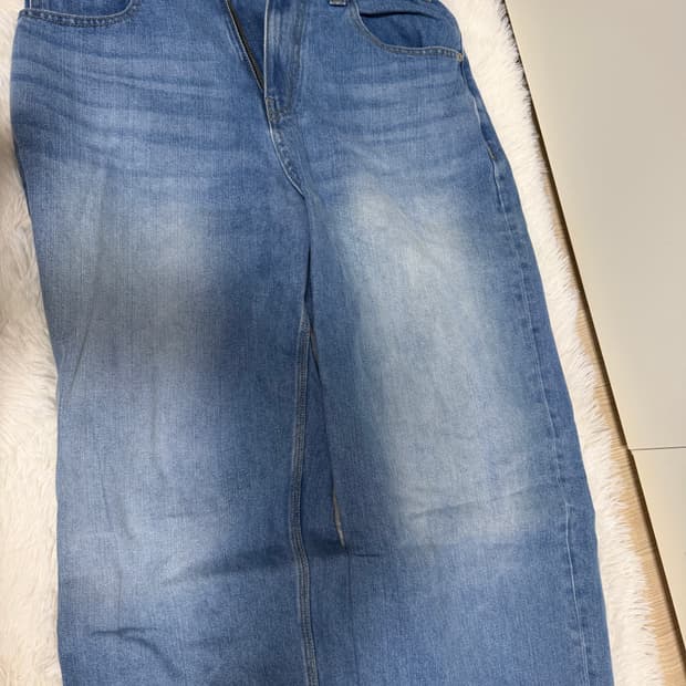 노운 와이드데님 중청 1사이즈