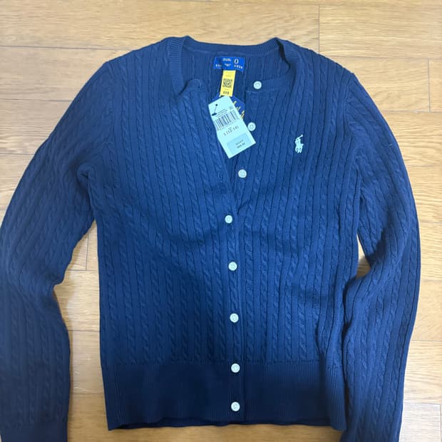 폴로 랄프 로렌 미니 케이블 코튼 가디건