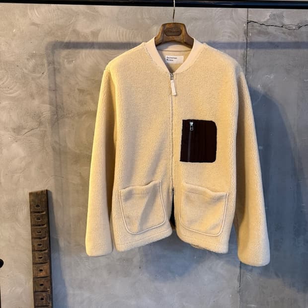 유니버설 웍스 보아퍼 블루종 100 플리스 자켓