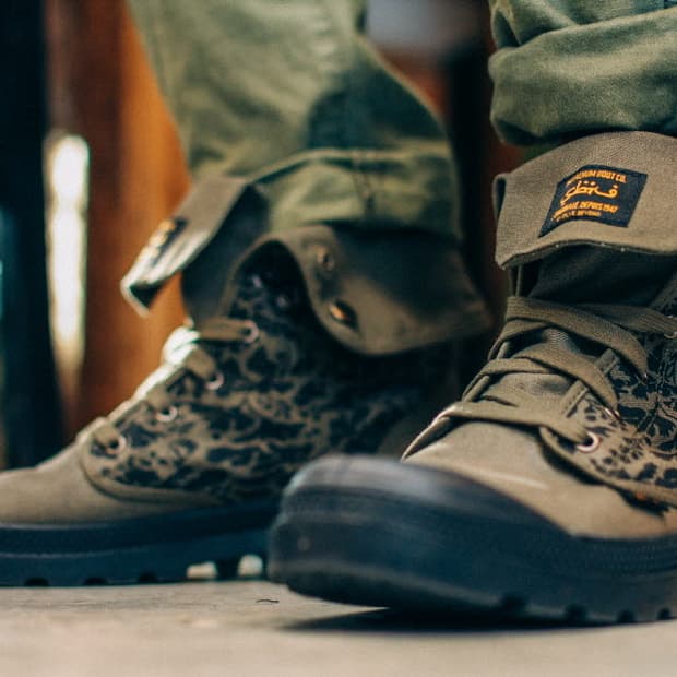 Palladium x Sbtg 워커 부츠