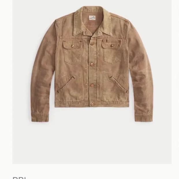 RRL 캔버스 트러커 자켓 S 사이즈