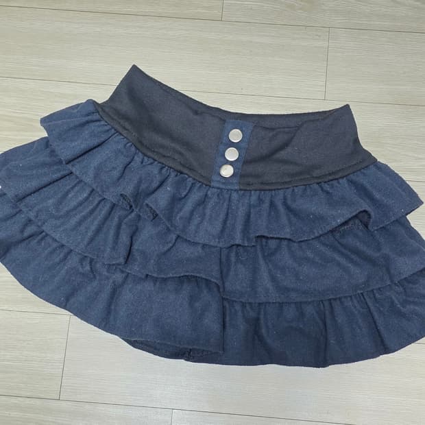 빈티지)프릴 미니 큐롯 오네갸루st 로맨틱 미니스커트 치마바지 팬츠