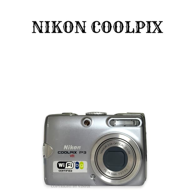 니콘 쿨픽스 P3(coolpix p3) 빈티지 디지털 카메라 디카