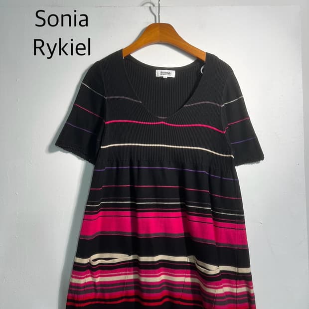 Sonia Rykiel 소니아리키엘 반팔 니트