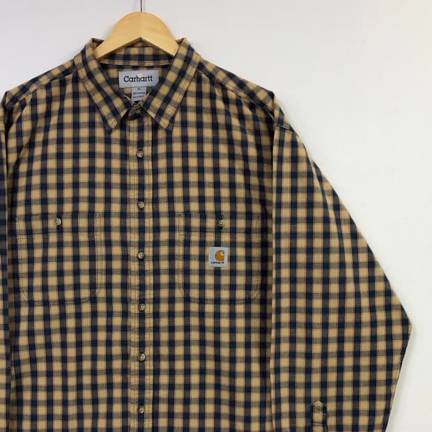 Xxl 칼하트 체크 워크 셔츠
