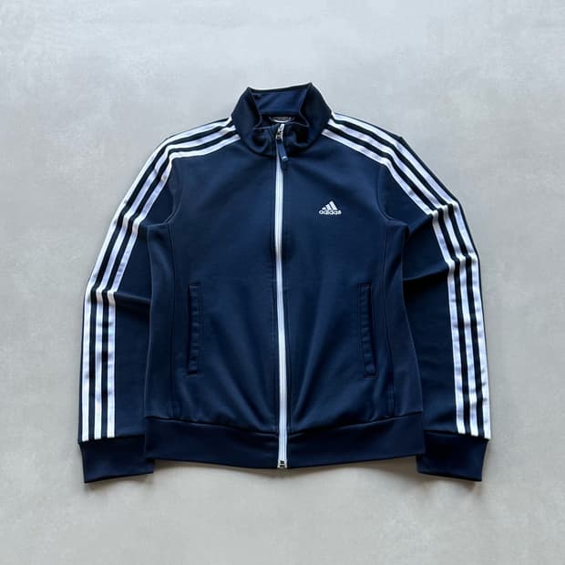 [S]아디다스 클래식 네이비 여성 트랙탑 져지