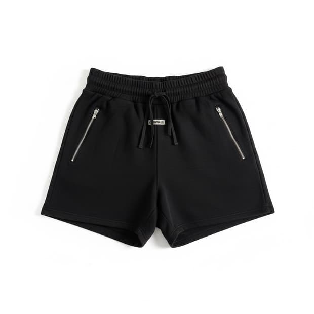 피어오브갓 에센셜 지퍼 하프 팬츠