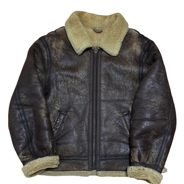 제펜 빈티지 B-3 양가죽 무스탕 자켓