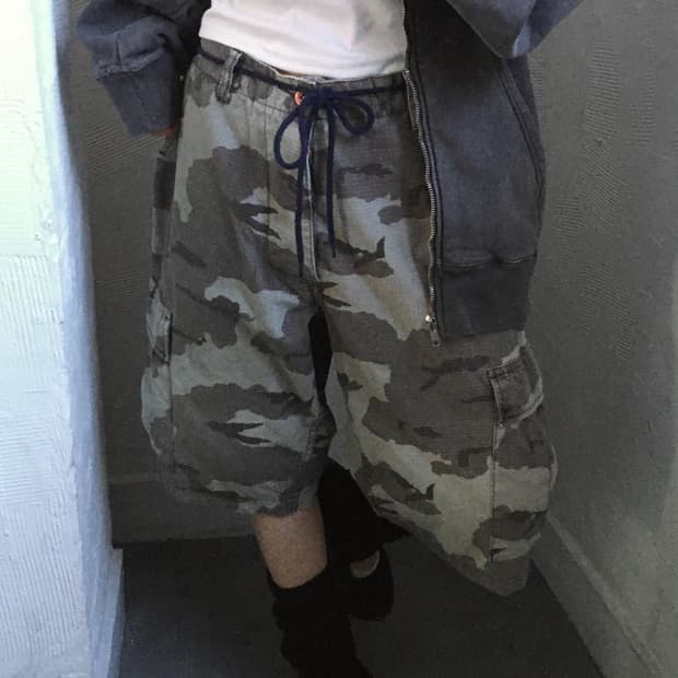 Stussy 스투시 00‘s 립스탑 카모 카고 팬츠