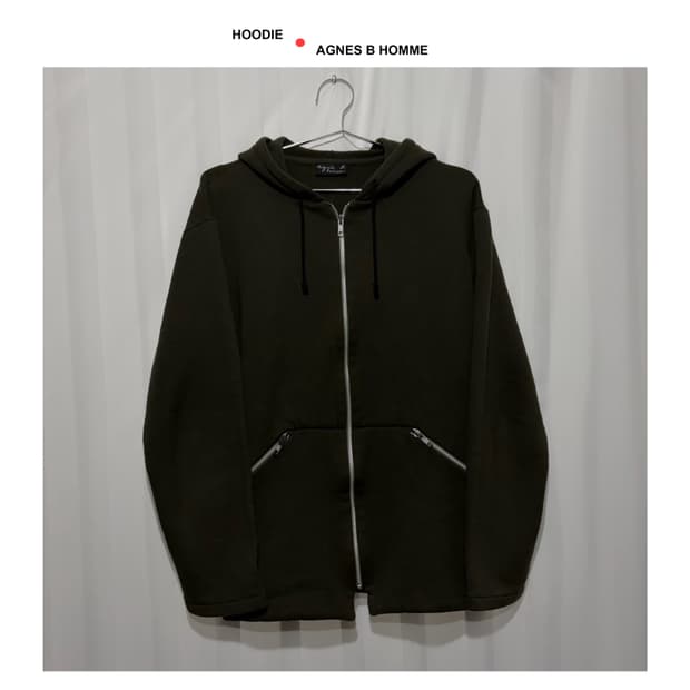 90s 아네스베 옴므 후드집업