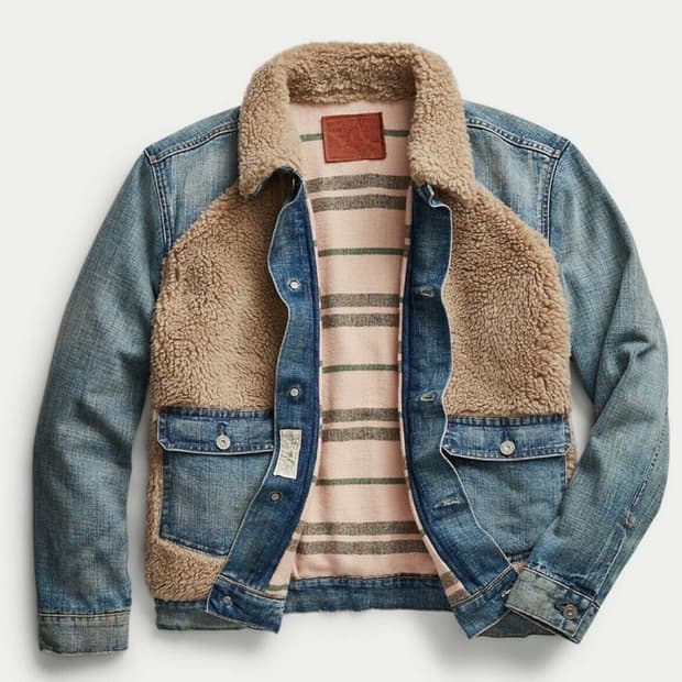 RRL 데님 그리즐리