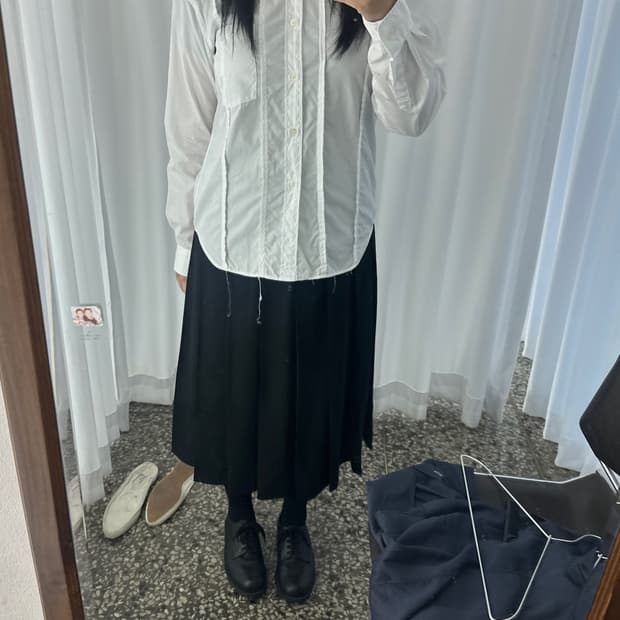 꼼데가르송 옴므 듀스 디테일 셔츠 XS