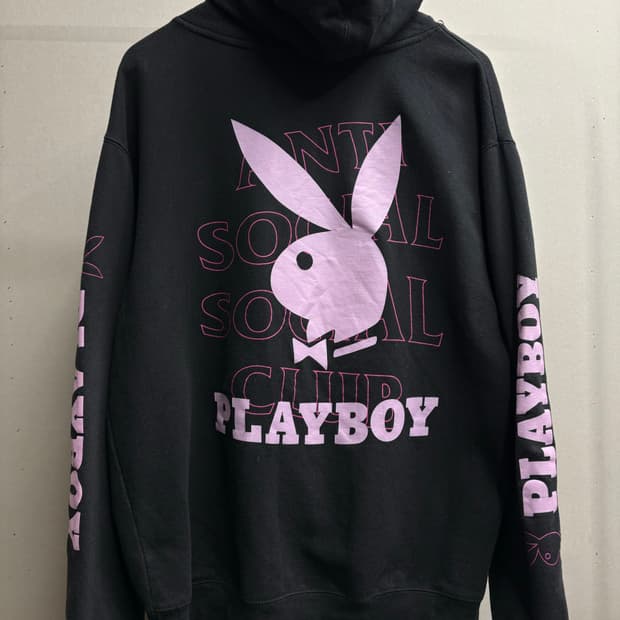 안티소셜클럽 x 플레이보이 후디