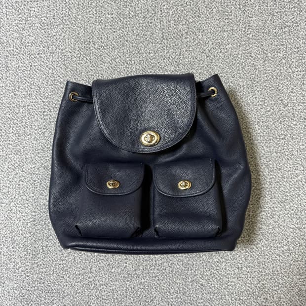 Coach 백팩 네이비