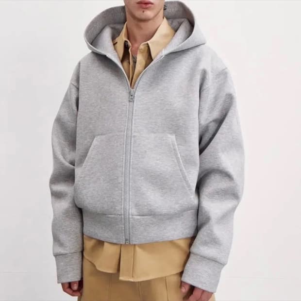 (OS) 렉토 23FW 재패니즈 네오프렌 후드집업