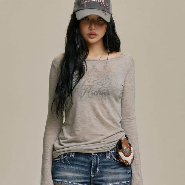 길라아카이브 스타 윙 쉬어 롱슬리브 GY