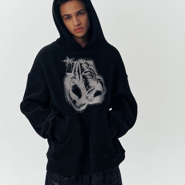 웨스켄 와플니트 후드