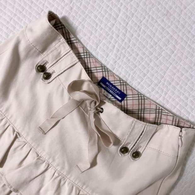 버버리 핑크 라떼 히메갸루 프릴 스커트 리즈리사 달천깔 트랄라라