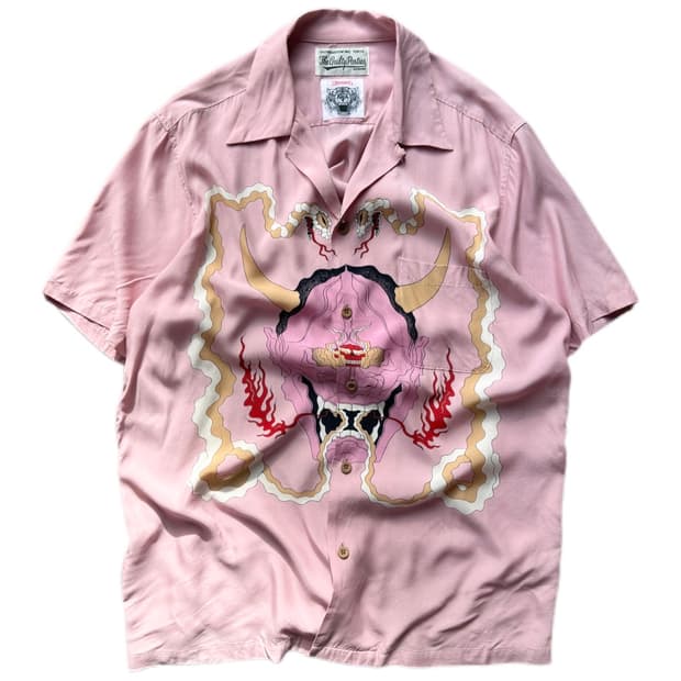 와코마리아 울프스헤드 알로하셔츠 M(L)