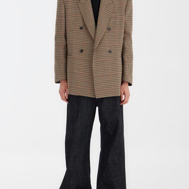 유스 오버사이즈 더블 자켓 블레이저 M