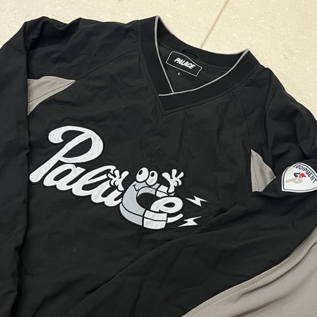 팔라스 PALACE 쉘 풀오버 블랙 L