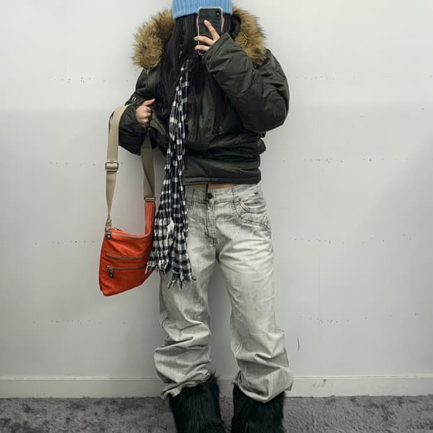 그레이 워싱 데님