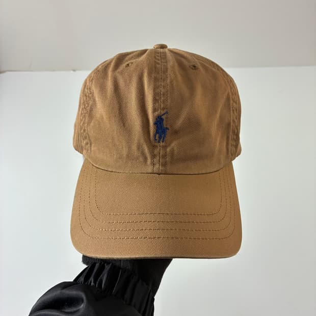 Polo  폴로 랄프로렌 자수 베이지 볼캡  