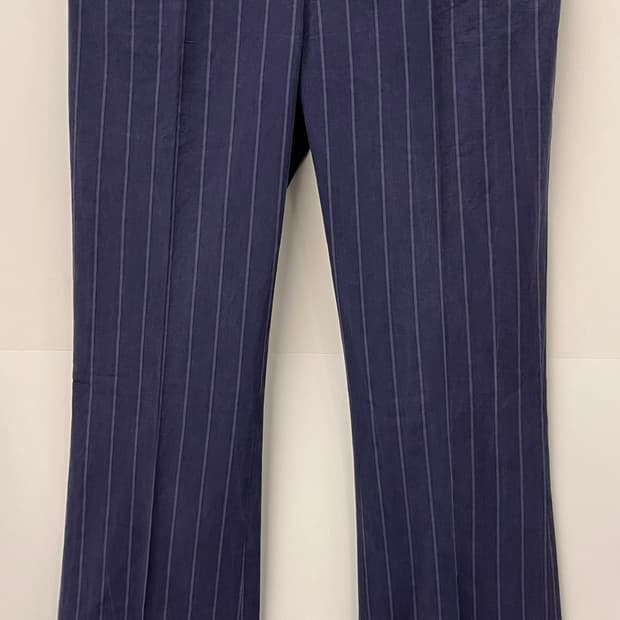 ROMEO GIGLI 스트라이프 부츠컷 바지 38