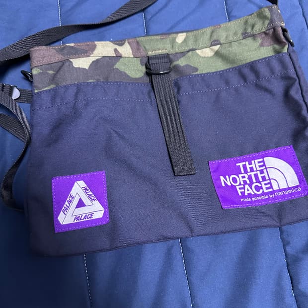 노스페이스 퍼플라벨 X 팔라스 콜라보 샤코슈 백