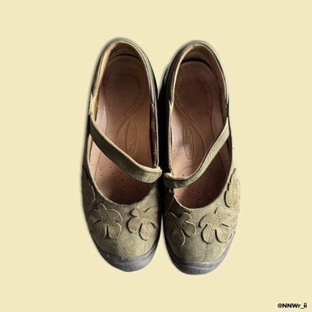 KEEN MARY JANE GREEN