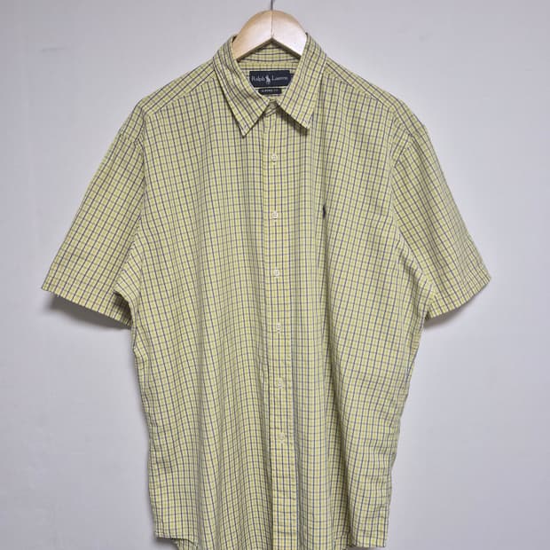 폴로랄프로렌Polo 체크 반팔 셔츠 L - S401