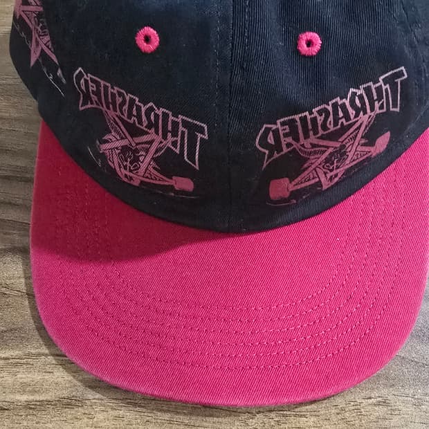 슈프림 트레셔 6패널 캡 블랙 21FW