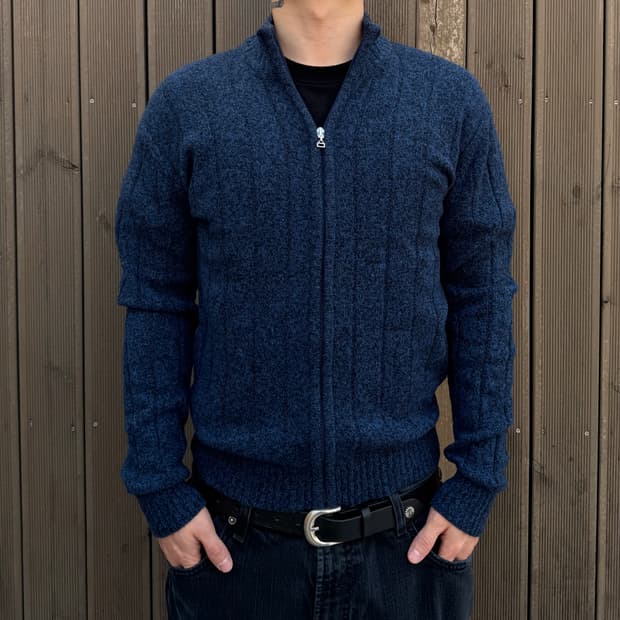 Milee McLean London 빈티지 집업 니트