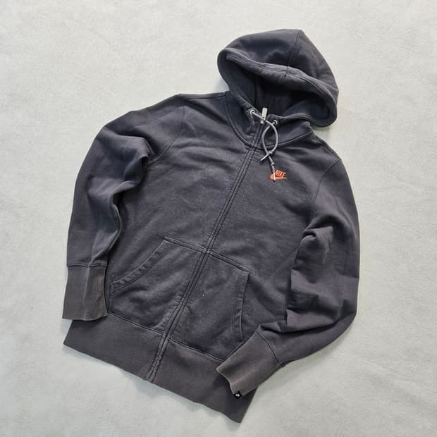 90 나이키 여성 그레이 후드집업 0319Y