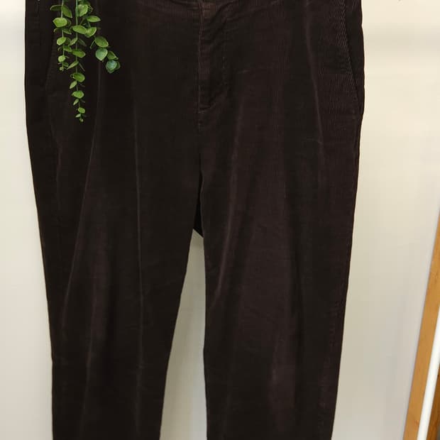 무신사스탠다드 브라운 코듀로이 면바지 36