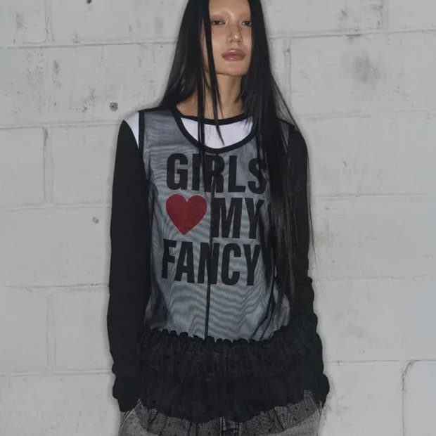 Fancy club 팬시클럽 도트 레이어드 원피스