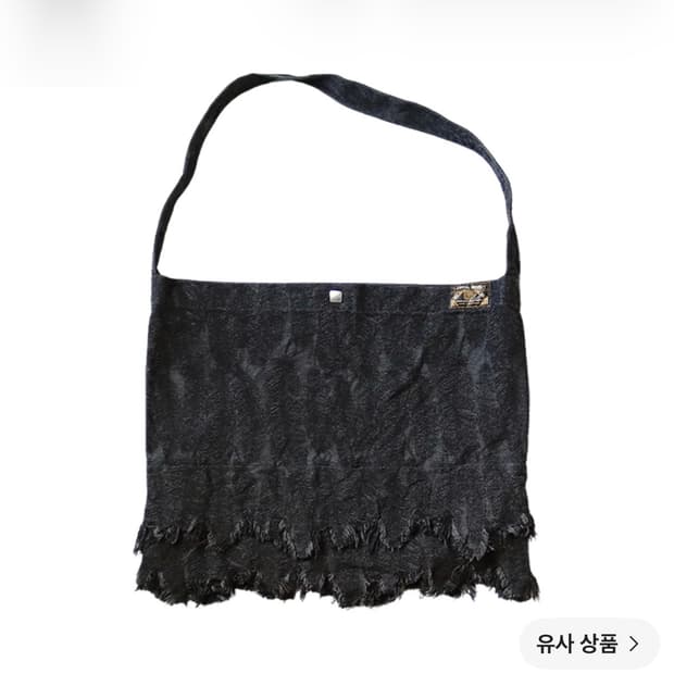 캐피탈 12온즈 맥파이 데님 메디슨 백 라지 블랙