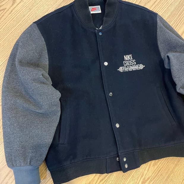 빈티지 90s 삼나스포츠 나이키 바시티자켓