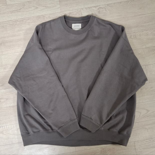 [1,2] 마카웨어 휴지 스웻 셋업 오가닉코튼 헤비 컴포트 플리스 그레이