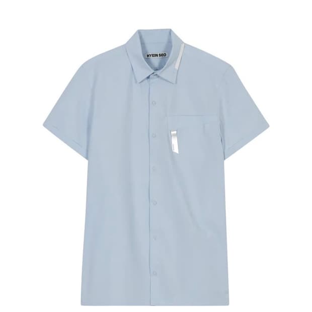 혜인서 HYEIN SEO short sleeve shirt w/pin