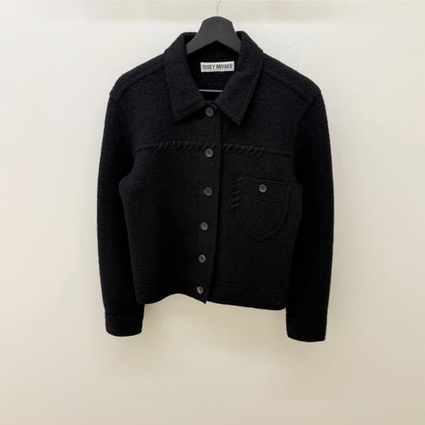 03ss 이세이미야케 울 스티치 자켓