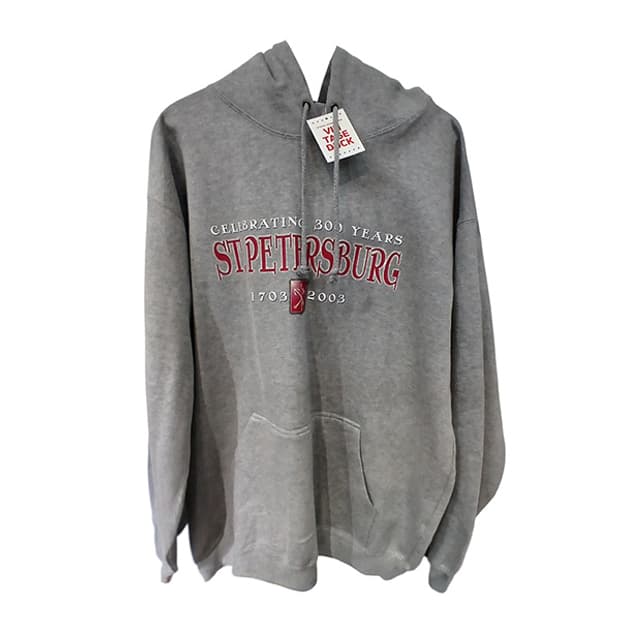 테크스타일 멜란지그레이 후드 기모 맨투맨 L