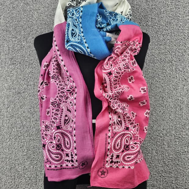 U.S.A 반다나 리워크 커스텀 스카프 머플러 / 10420