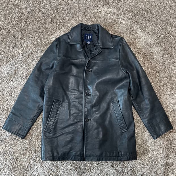 빈티지 올드갭 레더 카코트 old gap 