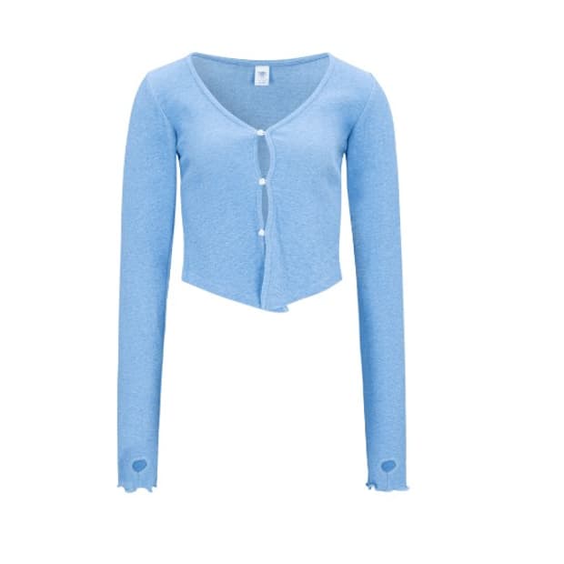 LOVE & PEACE cardigan blue